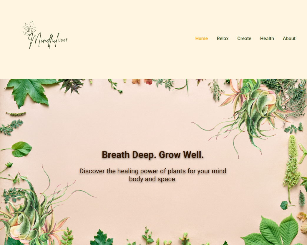 Mindful Leaf Image